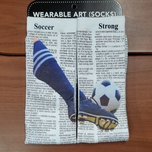 Soccer Strong Socks - Blue and White